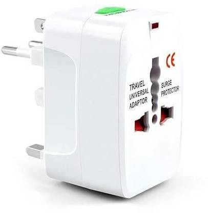 WEFLY Universal Travel Worldwide Adapter - No USB (Pack of 1) Worldwide Adaptor