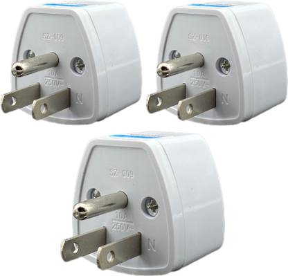 KAVANA USA Travel Adaptor - Type B Adaptor - India to Canada Conversion Pin Worldwide Adaptor