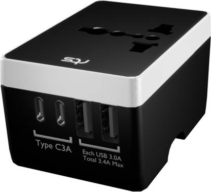 Jihaan Universal Travel Adapter, International Power Worldwide Adaptor
