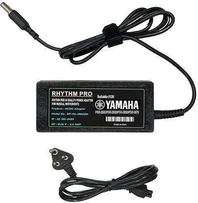 Rhythm Pro YAMAHA PA 300 Compatible for Yamaha Keyboard PSR-S500/PSR-S550/PSR-S650/PSR-S670 Worldwide Adaptor