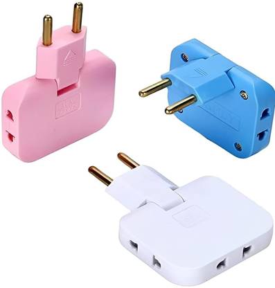 OLTR 3-in-1 Foldable Wireless Adapter Plug | Rotatable Multi Plug Socket Worldwide Adaptor