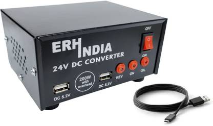 Microtech 24v DC to 220v AC Converter for Multiple Applications Worldwide Adaptor