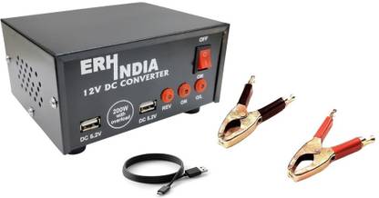 ERHIndia 200 Watt Mini Car Inverr for Multiple 200 Watt Mini Car Inverter for Worldwide Adaptor