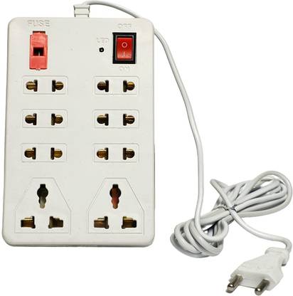 Ravbelli 8+1 Universal Multi Plug Point Extension Worldwide Adaptor