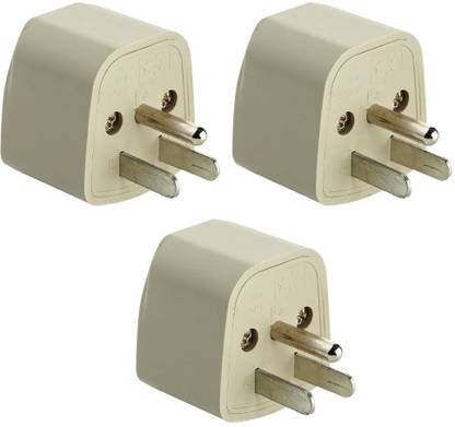 HI-PLASST Type B India to US Converter Plug (Pack of 3)Universal Travel Socket Plug Worldwide Adaptor