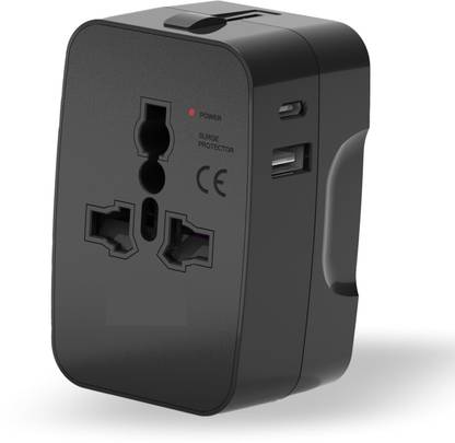 NIJ Universal Charger Adapter with Type C Worldwide Adapter Worldwide Adaptor