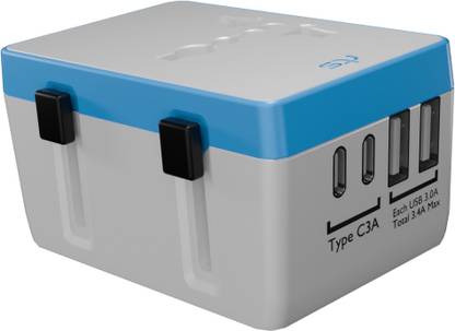 Jihaan Universal Travel Adapter, International Power Adapter Worldwide Adaptor
