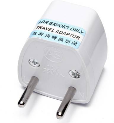 HI-PLASST (10PCS) (Type C) Europe 2 Pin Power Plug Adapter Converter Worldwide Adaptor