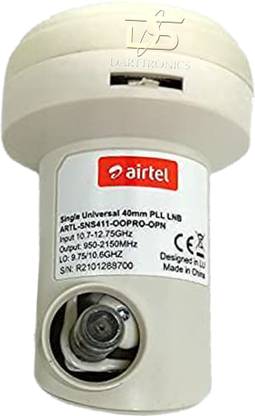 OM SAKTHI - Airtel DTH Original LNB Full HD (Compatible Sun direct, Tata Play, All Dth Worldwide Adaptor