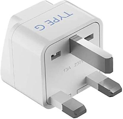 Msunjay Adapter to UK, India to UAE, Hong Kong, Dubai, UK Adapter - UK Travel Adapter Worldwide Adaptor