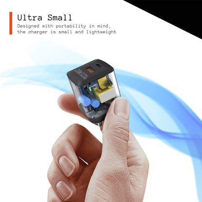 carfrill 20W USB Port & Type C Quick Charge 3.0, BoostedSpeed Adapter with Fast Charging Worldwide Adaptor