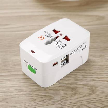 house of common 2024 Universal with C USB Ports - International Multipurpose All-in-One Solution Worldwide Adaptor