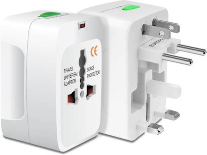 HI-PLASST Universal Travel Adapter, International Power Adapter - for USA EU UK AUS Worldwide Adaptor