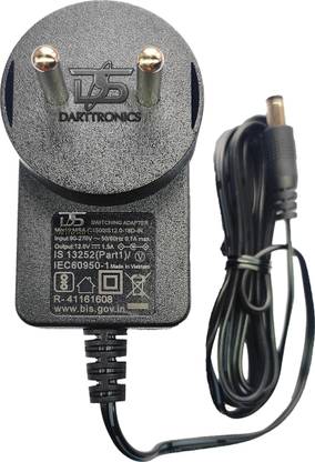 OM SAKTHI ENTERPRISES - Tata Play Set Top Box Original Adapter 12 Volt 1.5 Amp HD Box & SD Box Worldwide Adaptor