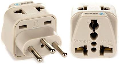OREI India to Switzerland, Rwanda, Travel Adapter Plug Type J, 2 Pack Worldwide Adaptor