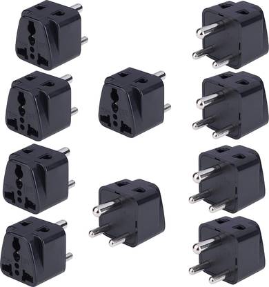 MX Universal Socket Plug (Type B) Worldwide Travel Adaptor MX3434 (Pack of 10) Worldwide Adaptor