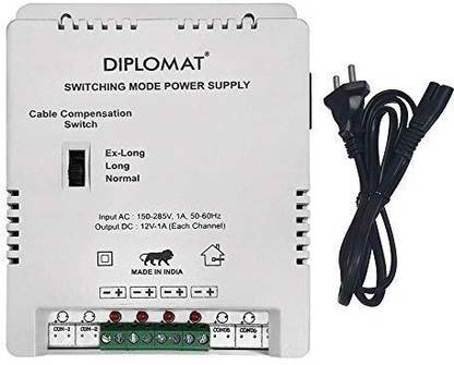 ELOVE 5 Amp (12VDC) 4 Channel Power Adapter Supply ( SMPS ) for CCTV Security Bullet & Dome Camera Worldwide Adaptor