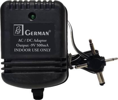 R3 GERMAN 9V 500mA 4 Pin AC/DC Adapter for Battery Operating Equipment Worldwide Adaptor