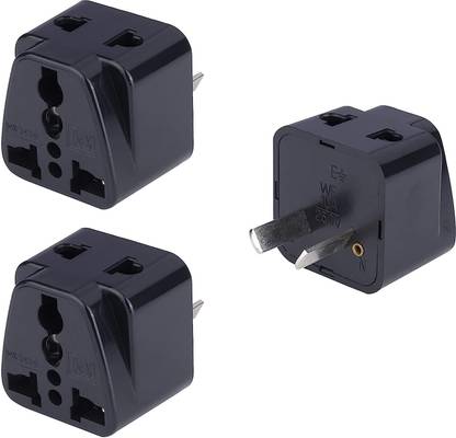 MX Universal Adapter (Type I) India to Australia 2 in 1 Plug MX3434E (Pack of 3) Worldwide Adaptor