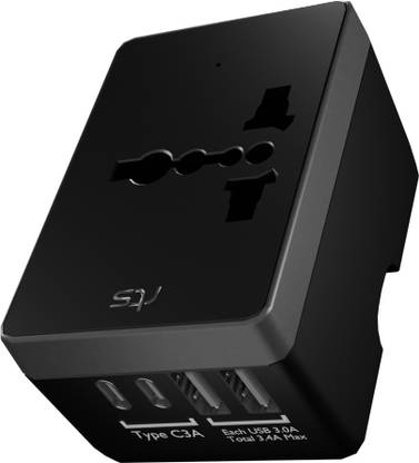 Jihaan Travel Adapter USB C, Universal All in One Worldwide Travel Adapter Power Worldwide Adaptor