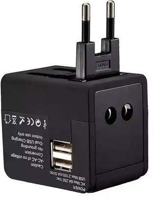 MILLENNIUM TECHNOLOGY Universal Travel Adapter With USB Port Worldwide Adaptor