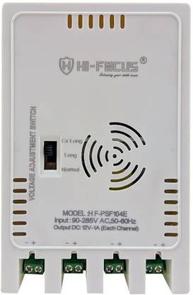 HI-FOCUS 4 Channel SMPS for CCTV Power Supply Adapter 12v SMPS with Bullet & Dome Camera Worldwide Adaptor