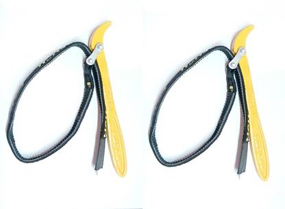 TOM Heavy Duty Belt Type Adjustable Oil Filter Wrench (Size 30-160 Gripe) Single Sided Combination Wrench