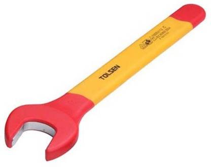 TOLSEN V40211 VDE 1000V Injection Insulated Open End Wrench 11mm Single Sided Open End Wrench