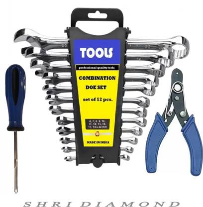 Shri Diamond WSDW Double Sided Combination Wrench