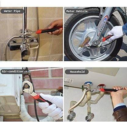 GaxQuly Wrench Set All In One Multi Function Universal Spanner Garden snap n' Grip Double Sided Combination Wrench Set Multi-Function Universal Snap N Grip Adjustable Wrench Spanner Set-Multi-Function Universal Quick Snap N Grip Adjustable Wrench Spanner Set-2pcs Double Sided Socket Wrench Double Sided Speed Wrench