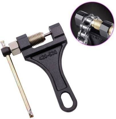 REIOENT HIGH QUALITY Chain Breaker Link Removal Splitter Cutter Riveting Tool 420-530 Chain Breaker Splitter Cutter Link Remover & Connecter Tool Single Sided Speciality