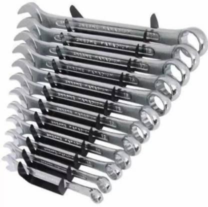 ALORNIS 12 PCS Combination Wrench Set AA-25, 12 PCS Combination Wrench Set Double Sided 12 PCS Spanner Set Double Sided Combination Wrench Double Sided Combination Wrench