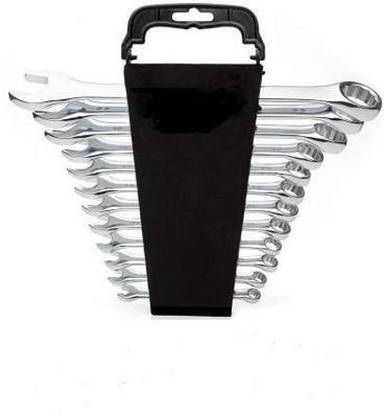 GreenLove New Style Wrench Set for Home Uses 450 DOUBLE-SIDED COMBINATION WRENCH & SPANNER HAND TOOLS SET Double Sided Open End Wrench