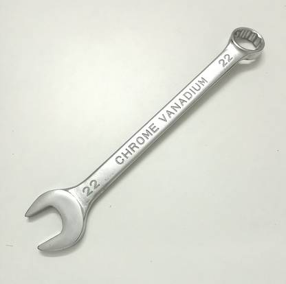 TOM 22 mm CRV Hardened and Tempered Double Sided Combination Wrench