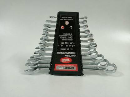 TheArtBox Combination Spanner Set, 8, 9, 10, 11, 12, 13, 14, 17, 19 and 22mm Double Sided Combination Wrench