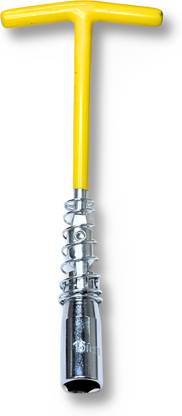 ZIODIC Extended 16mm Spark Plug Removal Tool T-Bar T-Handle Spanner Socket Wrench Automotive Tools & Supplies | Hand Tools | Wrenches Single Sided T Type Wrench