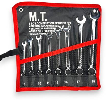 BPI Spanner set 8 piece Combination spanner Double Sided Combination Wrench