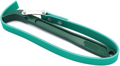 AASONS Heavy-Duty Belt Strap Wrench Oil Filter Tool Adjustable Wrench 12 inch Belt Spanner Single Sided Open End Wrench