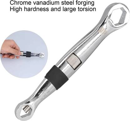 AASONS Ratchet Adjustable Wrench 7-19 Mm Spanner AASONS 23 In 1 Dual Head Metric Ratchet Wrench Set 7-19mm Double Sided Rachet Wrench