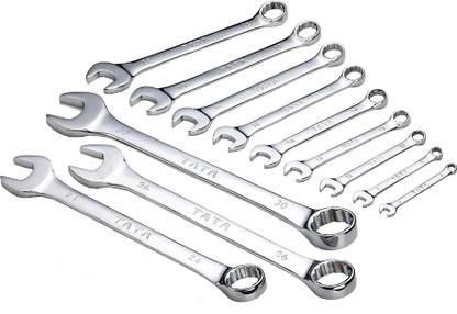 TATA AGRICO SPC014 Combination Spanner Set Double Sided Speciality