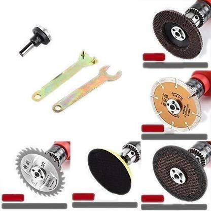 AASONS Electric Drill Variable Angle Grinder Connecting Rod AASONS 5 pcs set with cutting and grinding wheel Single Sided Speciality
