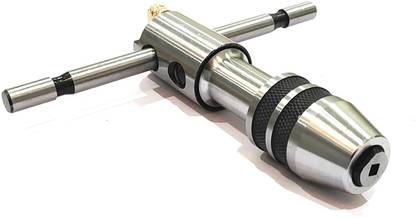 KALANJARI Ratchet T-Handle Tap Wrench 1/16" TO 5/32" Ratchet T-Handle Tap Wrench 1/16" TO 5/32" Double Sided T Type Wrench