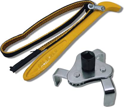4MECH PK-FB+3 Leg Filter Wrench, Professional Tool Double Sided Combination Wrench
