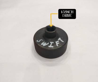 High Q SWIFT(PETROL) CAR ENGINE OIL FILTER CUP TYPE WRENCH TOOL OF 1/2" SQUARE DRIVE / MOBIL OIL FILTER WRENCH TOOL FOR SWIFT(PETROL) Single Sided Speciality