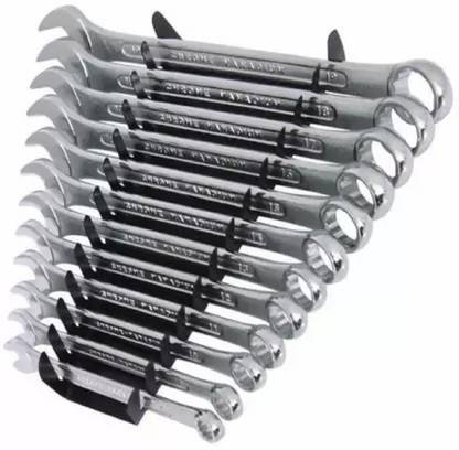 ALORNOR Double Sided Combination Wrench (Pack of 12) Double Sided Combination Wrench BEST DOUBLE-SIDED COMBINATION WRENCH & SPANNER HAND TOOLS SET. Socket Set Double Sided Combination Wrench