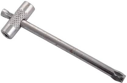 Q8 Twinkle Oxygen Gas Cylinder Keys/Two-in-One Valve Key/Single Ended 8x10mm/Chrome Plated Cylinder Keys Single Sided Combination Wrench