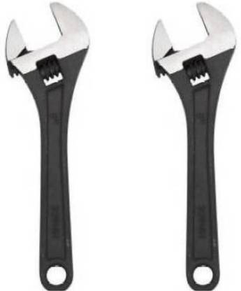 PTM Combo of 2 # adjustable wrench 12inch two pieces # adjustable wrench 12inch Combo of 2 # adjustable wrench 12inch two pieces # adjustable wrench 12inch Single Sided Pipe Wrench
