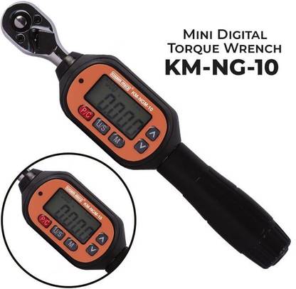 Kusam-meco MINI DIGITAL TORQUE WRENCH KM NGM 10 |User-Friendly Control |1 Year Warranty KM-NGM-10 Double Sided Rachet Wrench