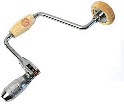 THS 053 Reversible Ratchet Brace for Carpenter With 2 Jaws Wooden Brace Drill Single Sided Rachet Wrench