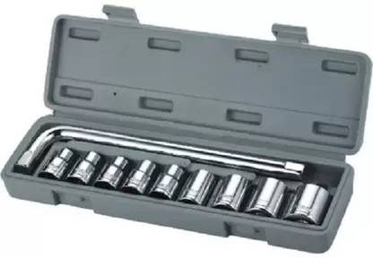 One Stop Shop 10 pcs Socket Wrench Set Spanner Car Ship Machine Repair Service Tools Kit SOCKET SET Single Sided Socket Wrench